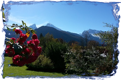 Ein tolles Bergpanorama direkt vor der Haustür